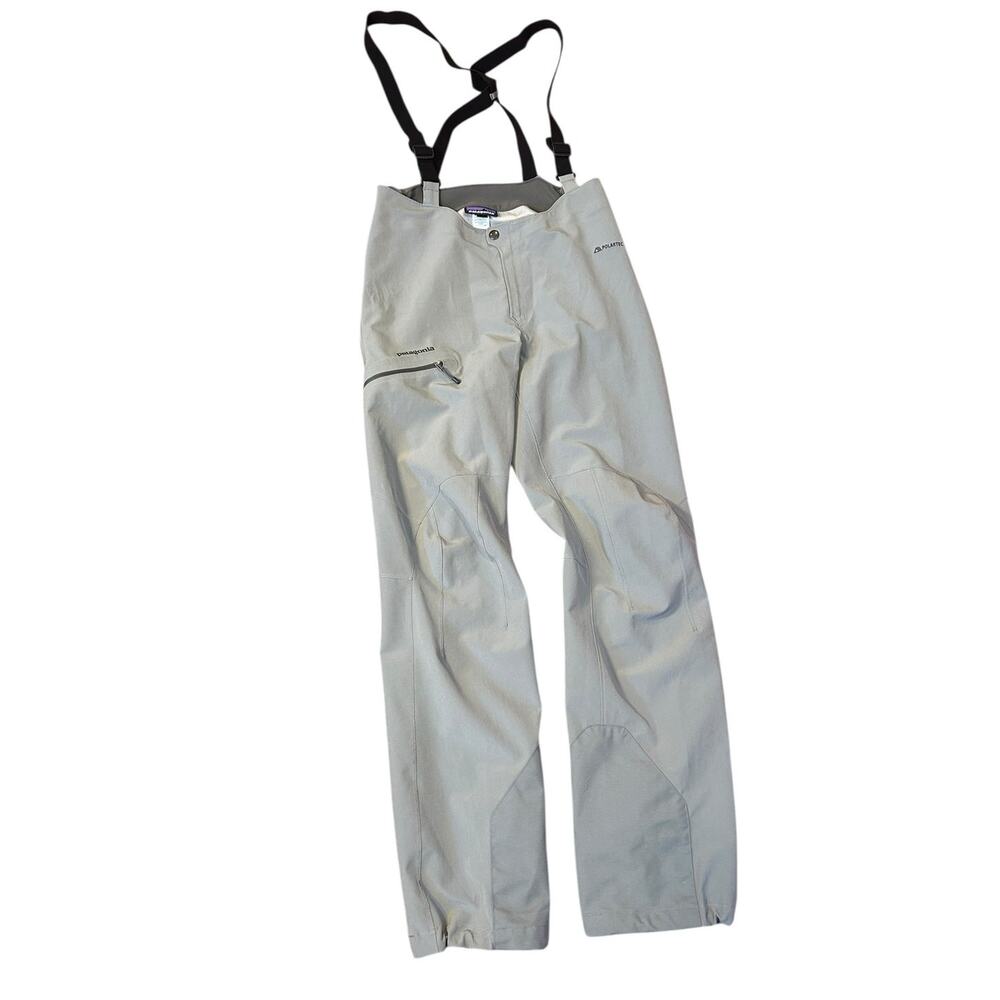 PATAGONIA Drifter Grey Gray KnifeRidge Polartec Power Shield Ski Pants SMALL - Picture 2 of 13